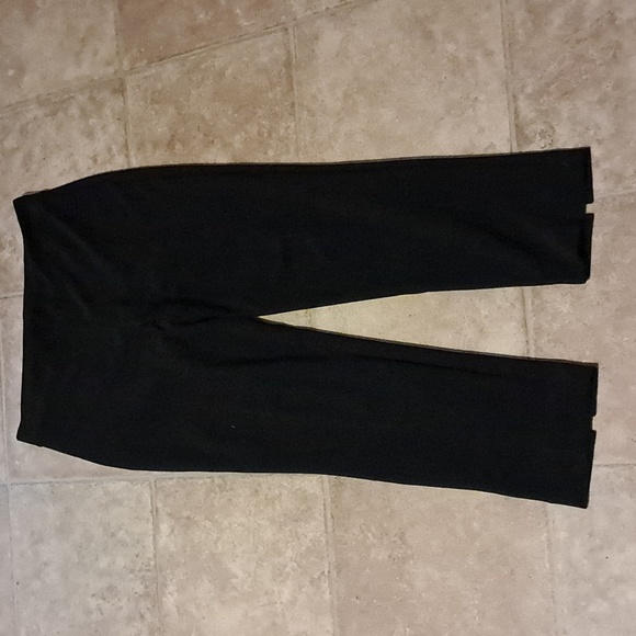 Joseph Ribkoff Black Lined Split Ankle Pull-On Pants Women’s Size 14 Stretch - Picture 3 of 7